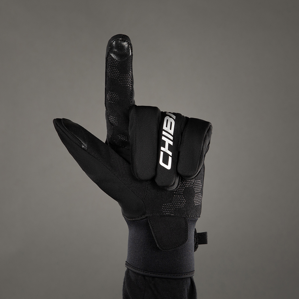 Chiba Classic Gloves black/silver