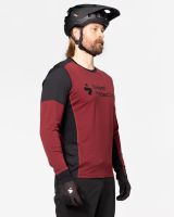 Sweet Protection Hunter Merino Hybrid LS Jersey M dark red XL