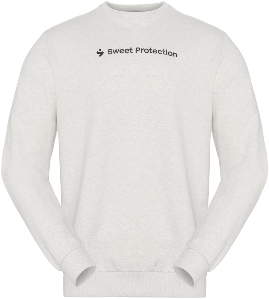 Sweet Protection Logo Crew light grey S