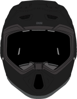 IXS Trigger MX 1.0 Chalky MIPS Integralhelm matt metallisch