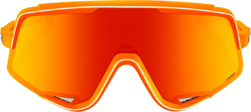 100percent 100% Glendale Glases Soft Tact Neon Orange-HiPER R