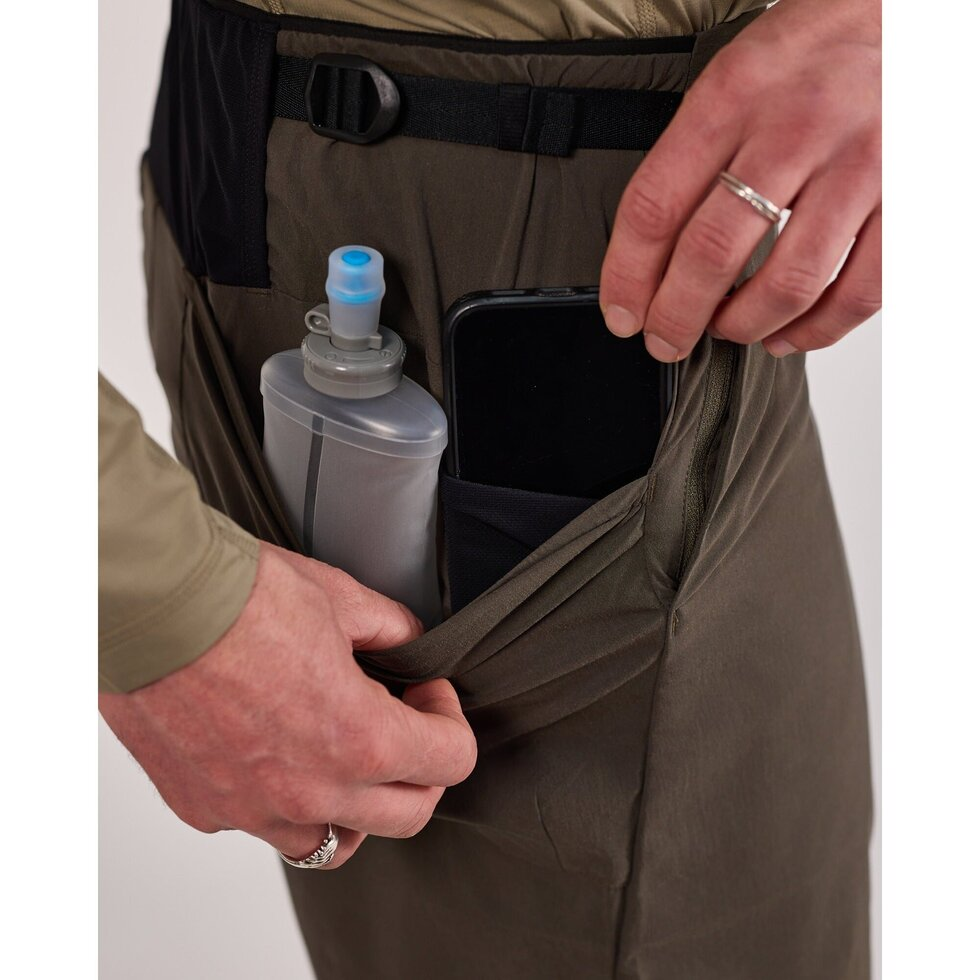 Albion Cycling MENS ZOA SHORTS - Colour: DARK OLIVE, Size: M