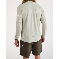Albion Cycling MENS ZOA SUN SHIELD LONG SLEEVE T-SHIRT - Colour: CHALK, Size: L