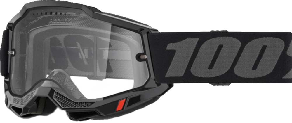 100% 100% Accuri 2 Enduro MTB Goggle Black - Clear Lens
