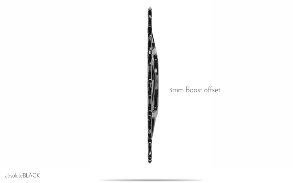 absoluteBLACK Kettenblatt, OVAL, MTB, für Sram, DIRECT MOUNT, GXP