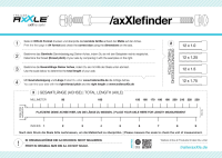 AxXle RADOXX components, Trailer , Velo Trailer Achse, einzeln , Trailer TA004, M12x1.0, Länge 169-184 mm, incl. spacer-set + lock nut + washer
