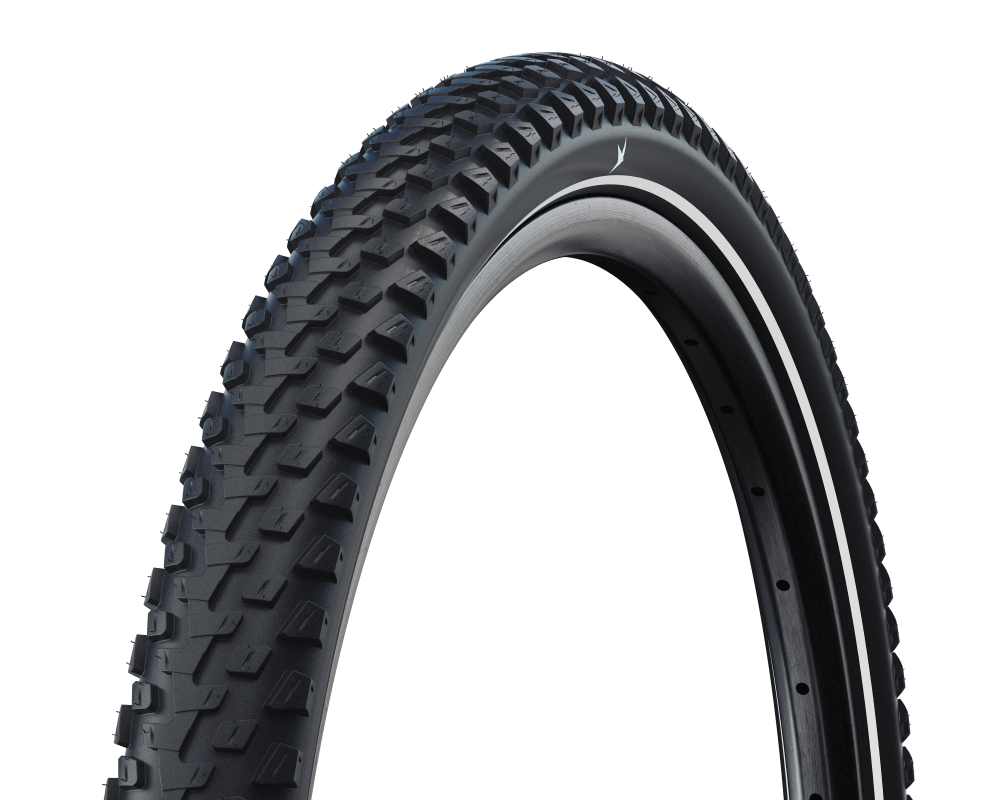 Schwalbe Pneu Marathon Plus MTB 27.5x2.25 Addix starr mit Reflexstreifen black
