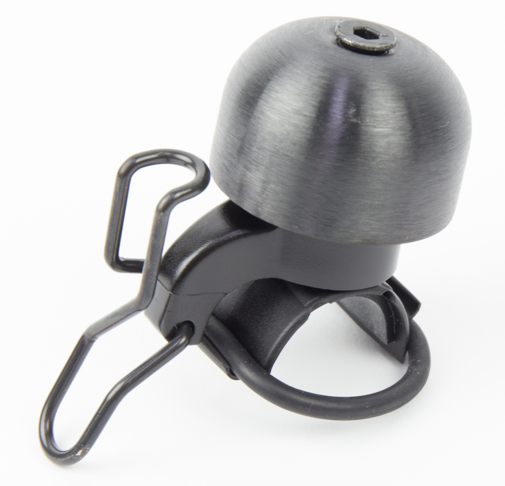 Widek Glocke Paperclip XXL Neu-Silber Befestigung mit Gummiring 22-32mm schwarz auf Karte
