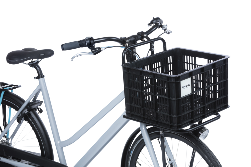 Basil Fahrradkiste M 29.5L recycelter Kunststoff schwarz