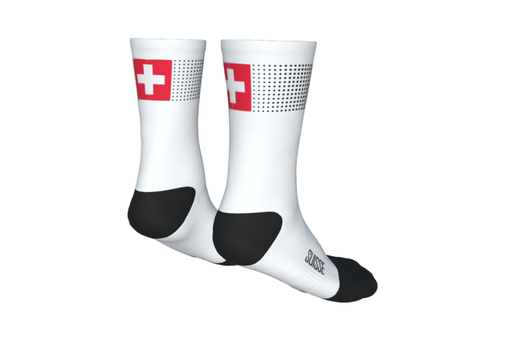MILREMO Hyper Socks H17 Suisse Edition white