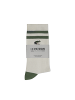 Le Patron Crew Cyclist Socks green