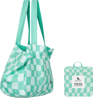 Dock & Bay Foldable Bag Medium check mate