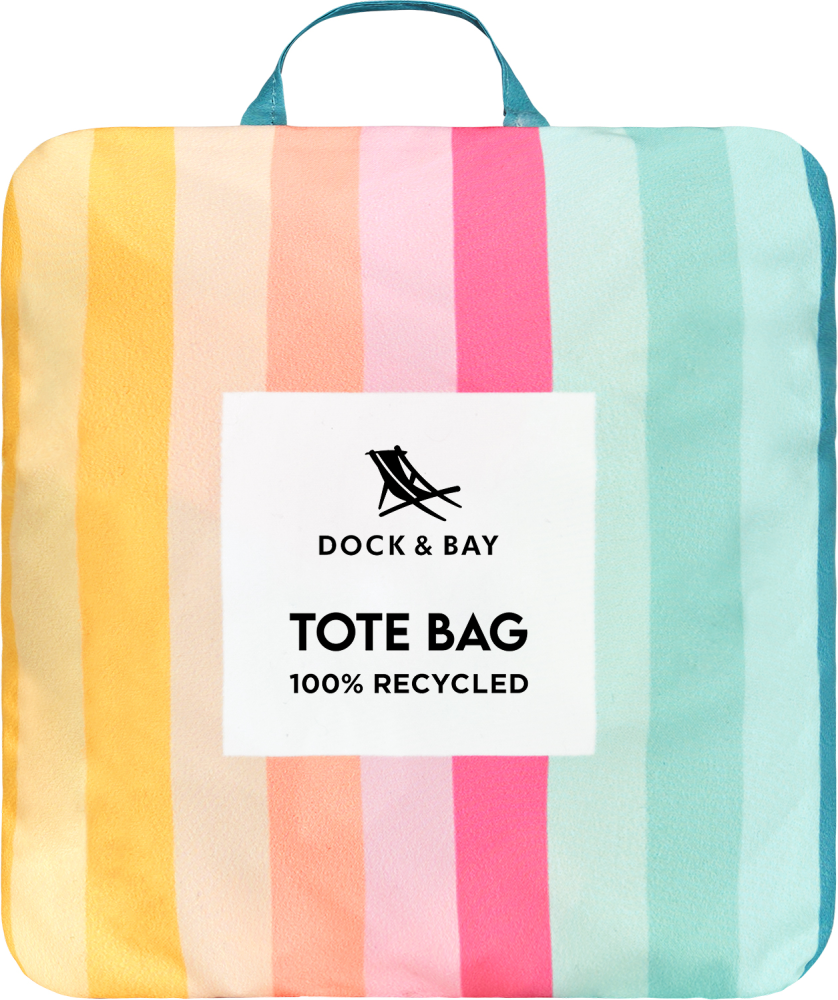Dock & Bay Foldable Bag Medium coastal candy