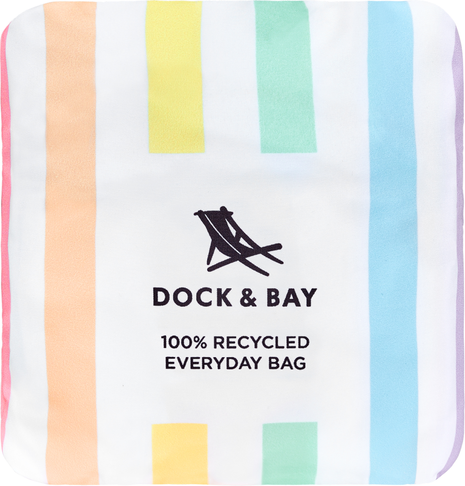 Dock & Bay Foldable Bag Medium unicorn waves