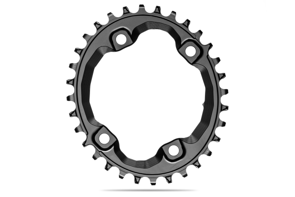 absoluteBLACK aBLACK - MTB - OVAL - XT M8000/MT700 assymetrical chainring N/W - BLACK - SCH...