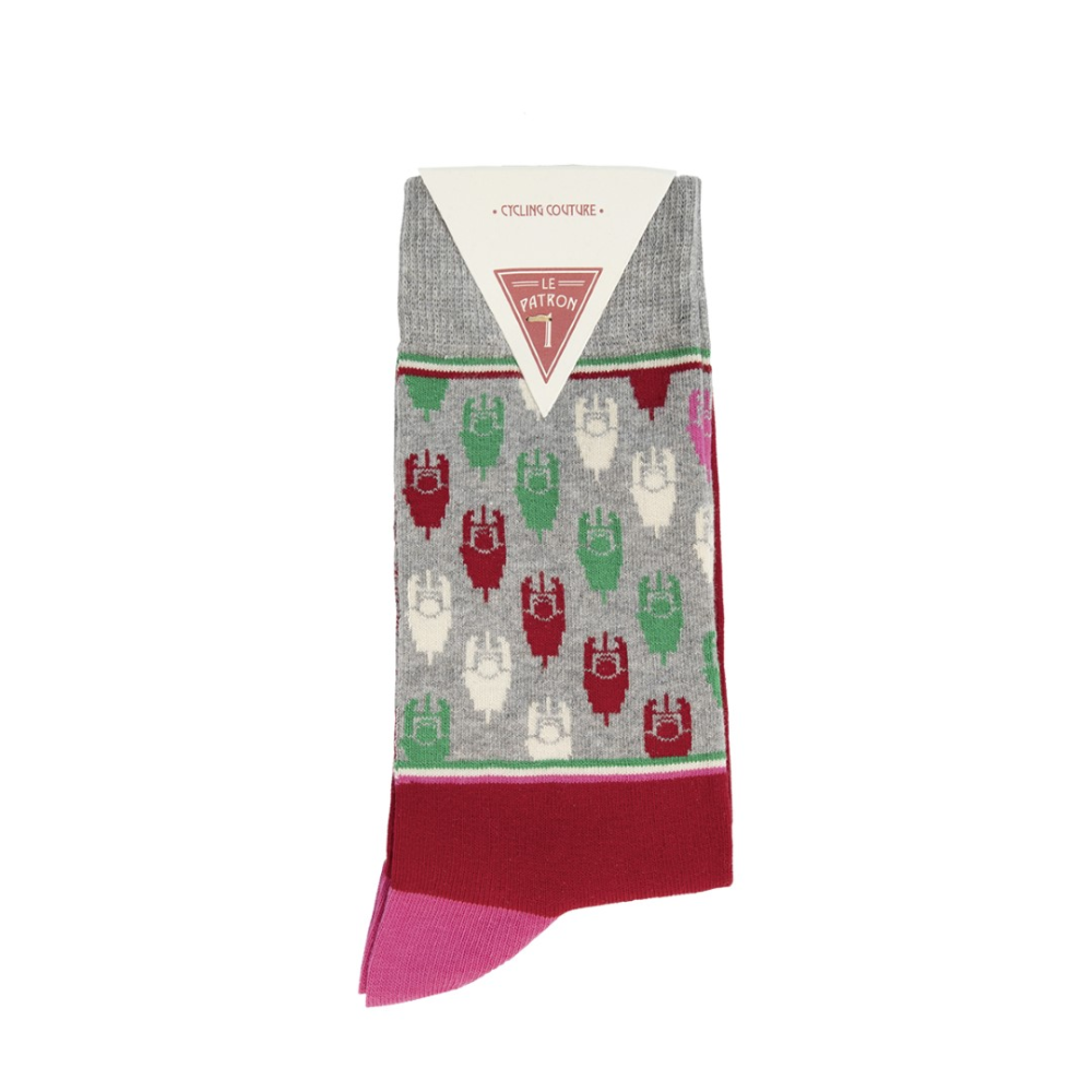 Le Patron Grand Tours Rosa Socks pink