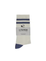 Le Patron Crew Cyclist Socks blue