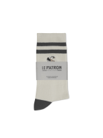 Le Patron Crew Cyclist Socks black