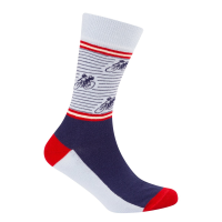 Le Patron Vintage Cyclist Socks dark blue