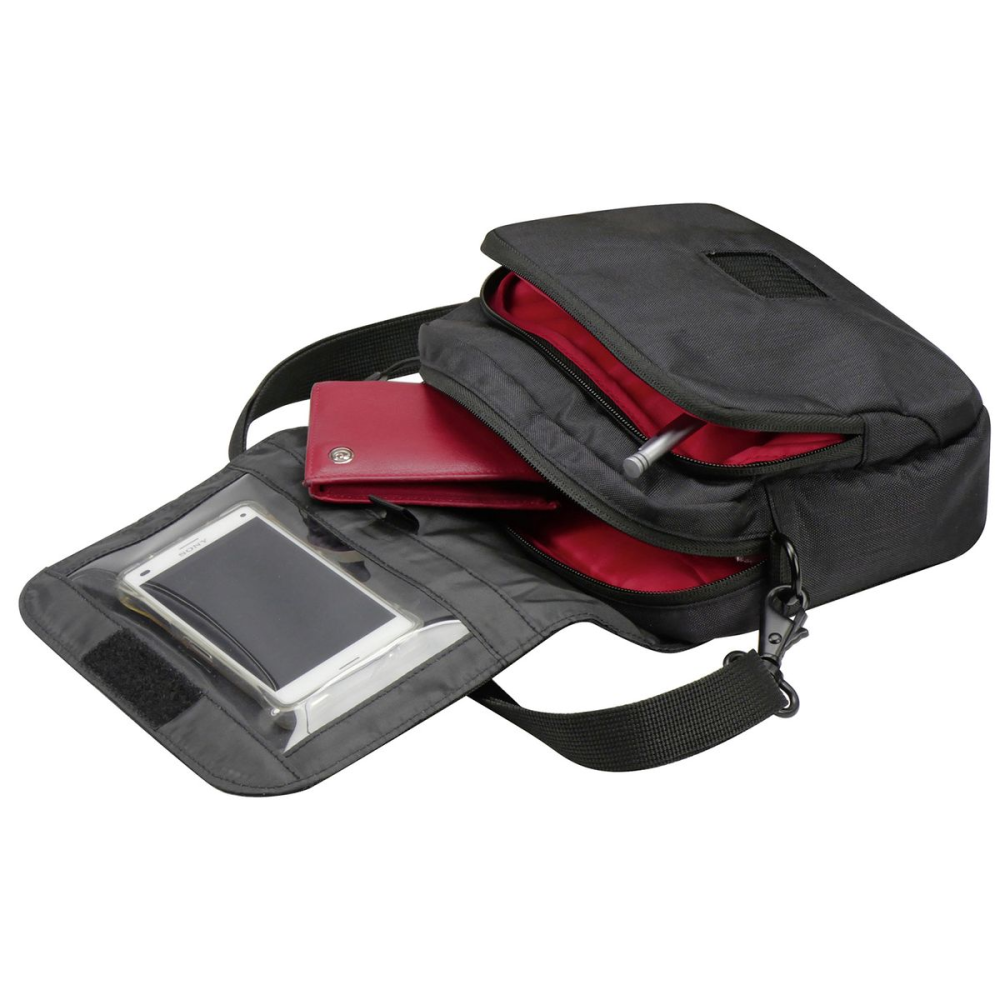 KlickFix Lenkertasche SMART BAG TOUCH schwarz mit integriertem Smartphone Fach