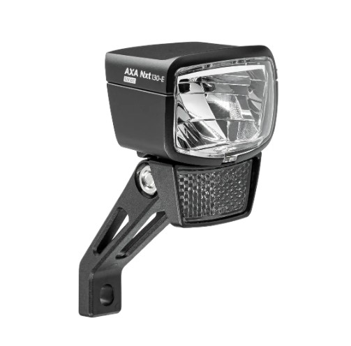 AXA Scheinwerfer NXT 130 E​-​Bike 12V 130 Lux – direkter Anschluss an 12V E​-​Bike Aku