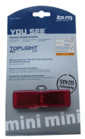 B+M Rücklicht LED TopLight Mini Plus 95x38x17cm – Montagabstand 50​/​80mm Dynamo