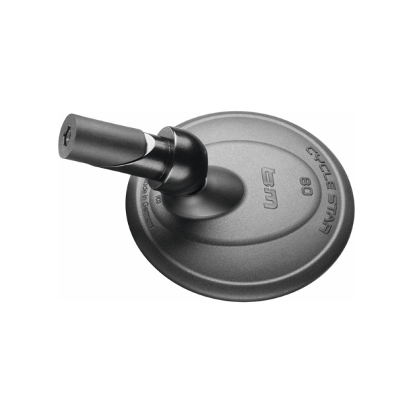 B+M Rückspiegel Cycle Star für Lenkerende – ø 80mm