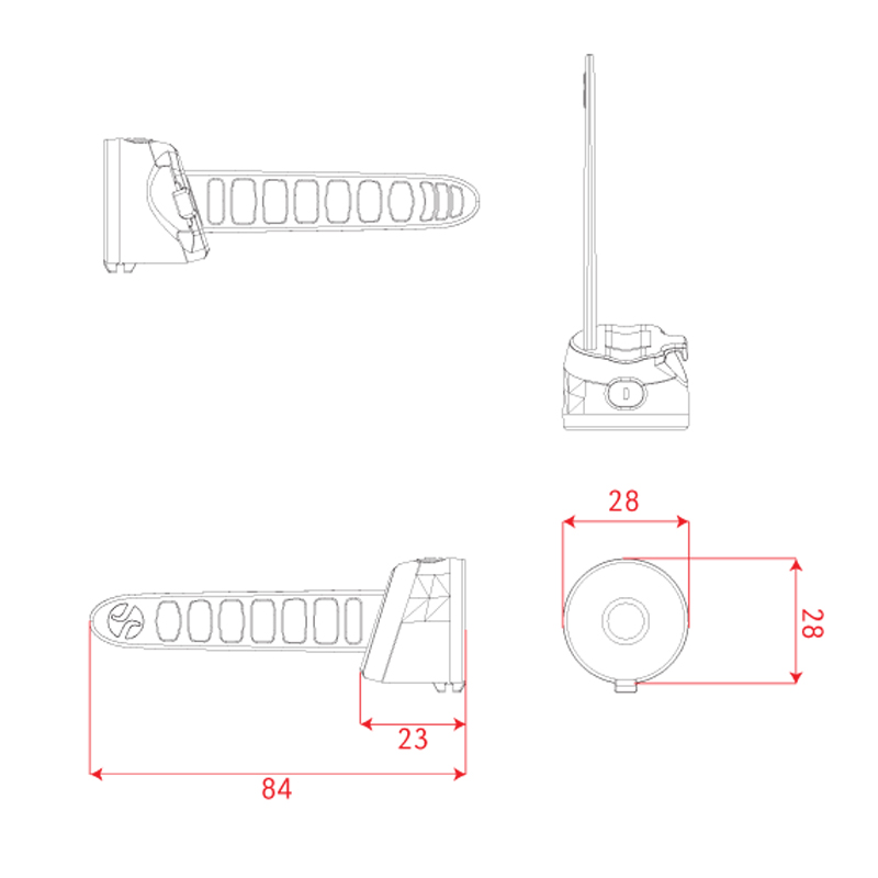 Spanninga Beleuchtungsset DOT SET – mit 3 Batterie CR2032