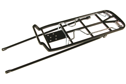 Pletscher Gepäckträger Athlete 2B 20″ schwarz – 250mm mit Befestigung auf Ösen