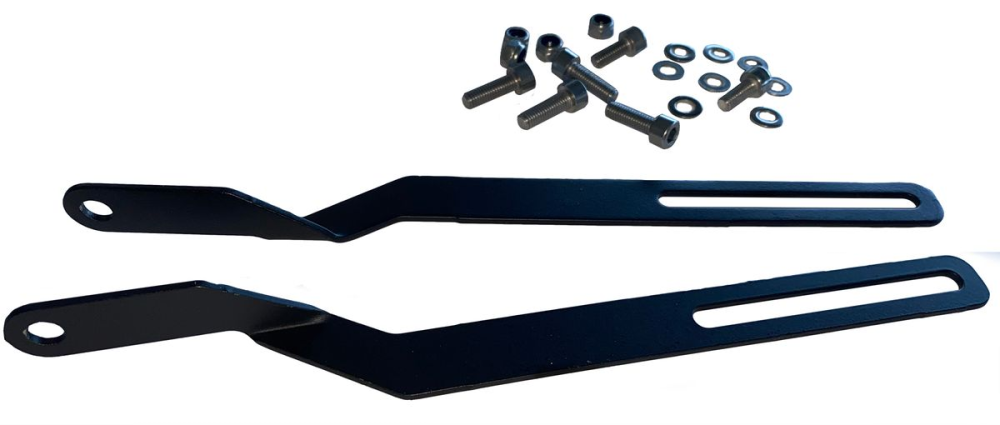Pletscher Gepäckträger Athlete 4B 26​-​29″ schwarz – 320​-​354mm mit Befestigung auf Ösen