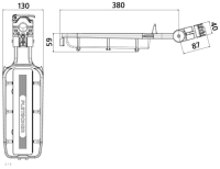 Pletscher Gepäckträger Orion schwarz – für Sattelstützen 25.4 – 31.6mm