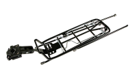 Pletscher Gepäckträger Quick​-​Rack 4B 26​-​28″ – schwarz 320​-​354mm mit Befestigung auf Ösen