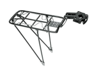 Pletscher Gepäckträger Quick​-​Rack 4B 26​-​28″ – schwarz 320​-​354mm mit Befestigung auf Ösen