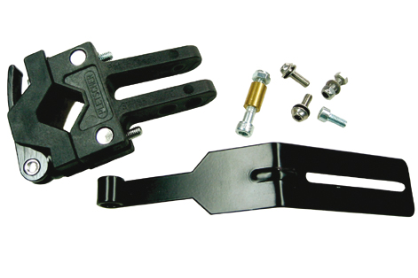 Pletscher Gepäckträger Quick​-​Rack 4B 26​-​28″ – schwarz 320​-​354mm mit Befestigung auf Ösen