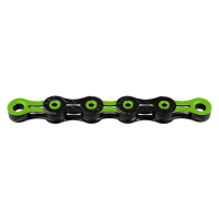 KMC Kette DLC 11 1​/​2″ x 11​/​128″ Black​/​Green – 116 Glieder