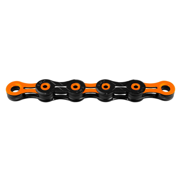 KMC Kette DLC 11 1​/​2″ x 11​/​128″ Black​/​Orange – 116 Glieder