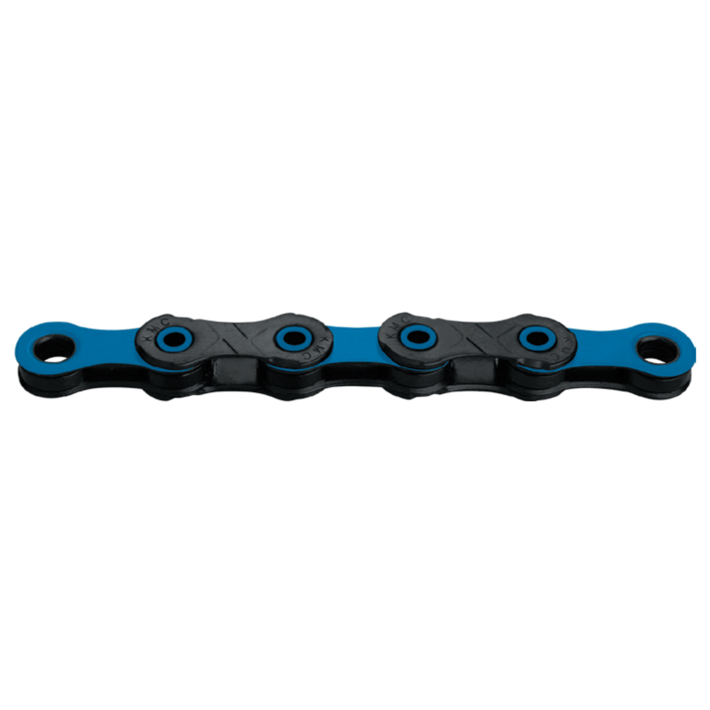 KMC Kette DLC 12 1​/​2″ x 11​/​128″ Black​/​Blue – 126 Glieder