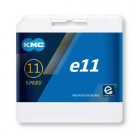 KMC Kette e11 1​/​2″ x 11​/​128″ Silver – 122 Glieder