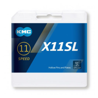 KMC Kette X11SL 1​/​2″ x 11​/​128″ Silver – 118 Glieder
