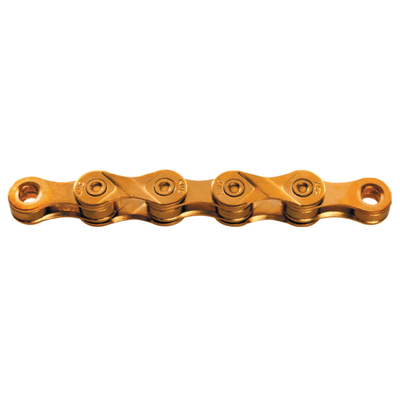 KMC Kette X9 1​/​2″ x 11​/​128″ Ti​-​N Gold – 114 Glieder