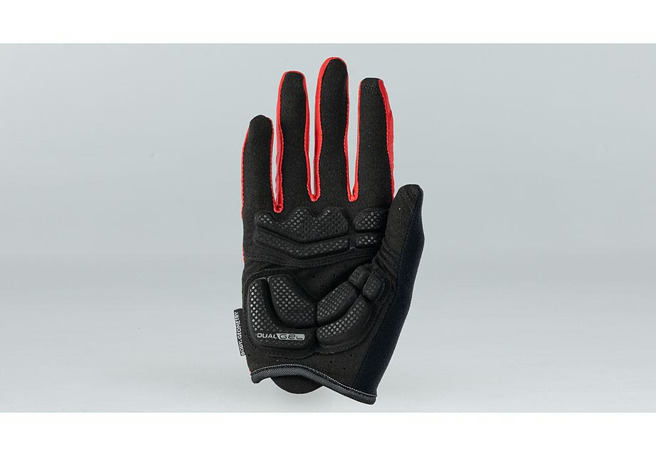 Specialized Men's Body Geometry Dual-Gel Long Finger Gloves, Black, XXL