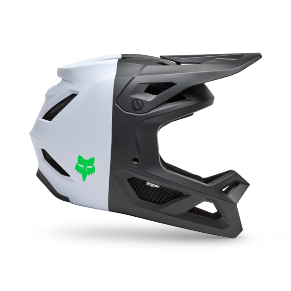 Fox Racing Yth Rampage Helmet, black/white, Y