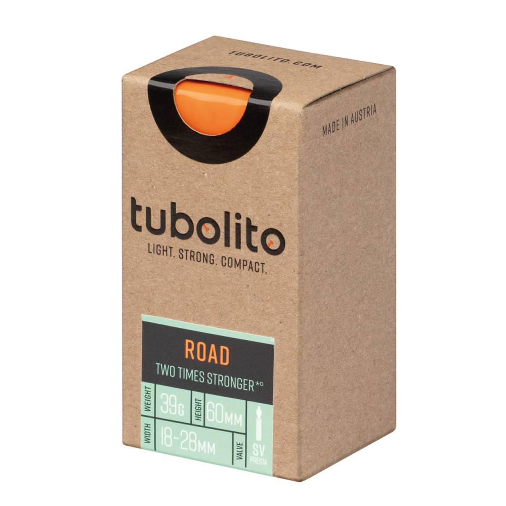 Tubolito Tubo Road 700C TPU Schlauch SV 60mm schwarz 18-32mm