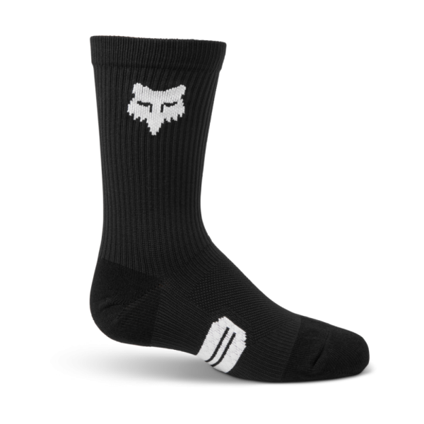 Fox Racing Yth 6" Ranger Crew Sock, black