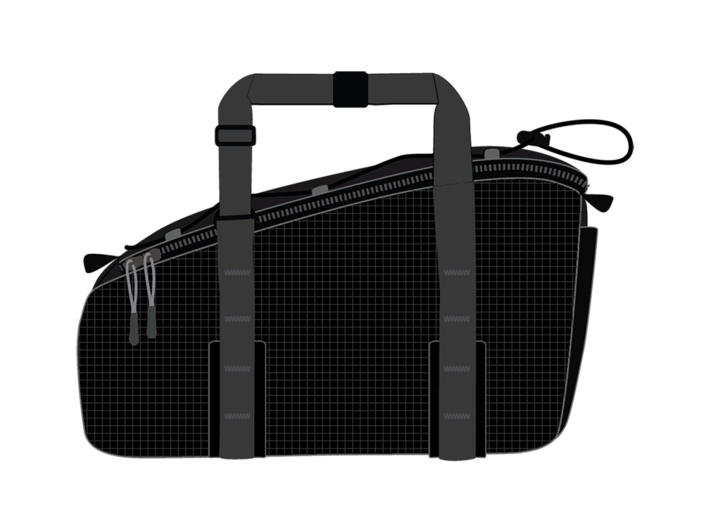 Trek Tasche Gepäckträgertasche Klettriemen Black