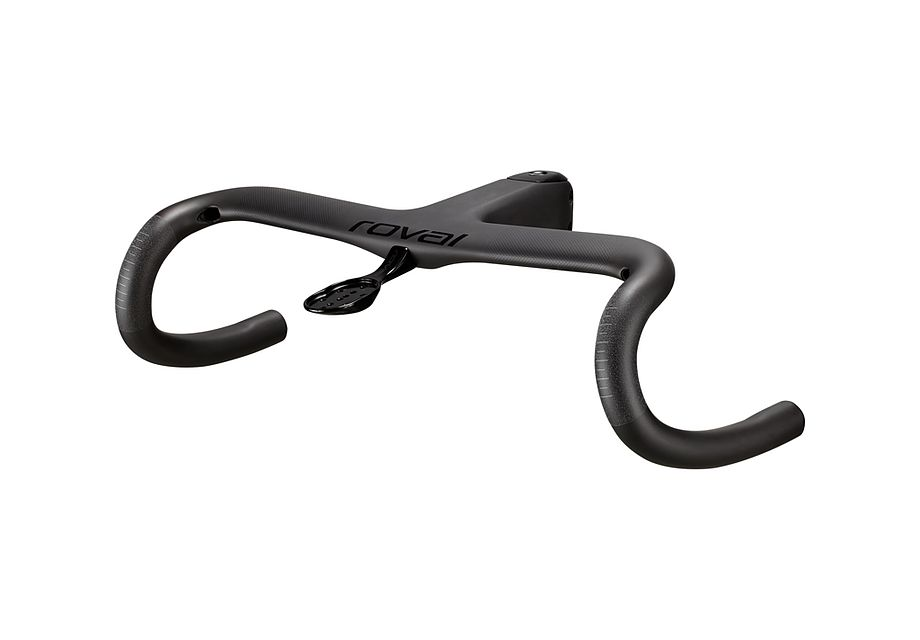 Specialized Roval Terra Cockpit, Satin Carbon/Gloss Black, 100mm x 420mm 12 Flare