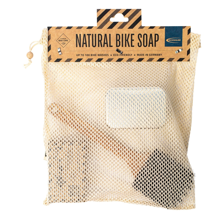 Schwalbe SV Bike Soap Kit Starterset mit Blechdose + Bio-Rosshaarbürste
