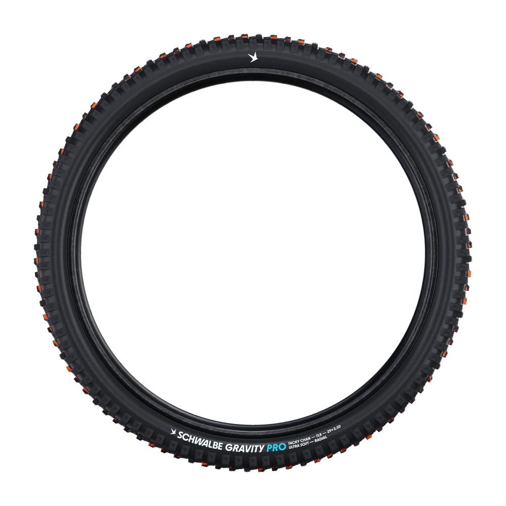 Schwalbe Pneu Tacky Chan 29x2.50 Gravity Pro UltraSoft TL-Ready black Radial
