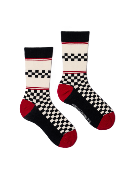 Le Patron Classic Jersey Peugeot 2.0 Socks black ecru