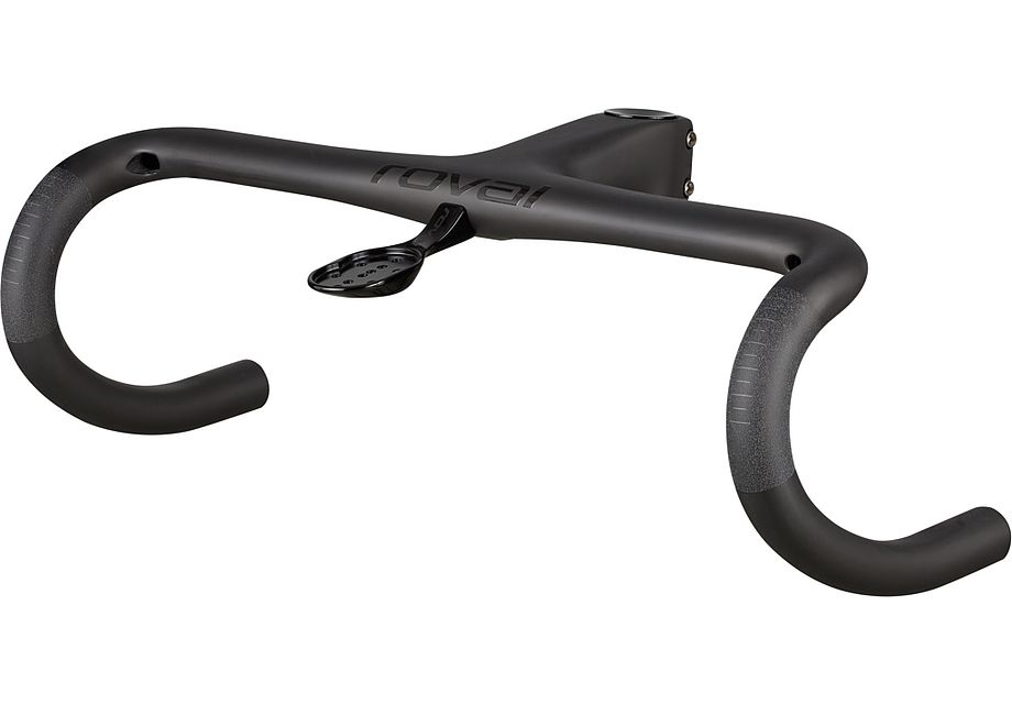 Specialized Roval Alpinist Cockpit II, Satin Carbon/Gloss Black, 80mm x 380mm 4 Flare